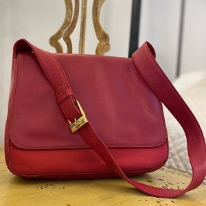 Vintage Red Ralph Lauren Shoulder Bag